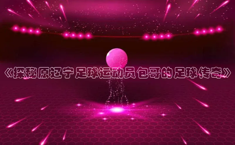 杏盛注册登录官网顺丰《探秘原辽宁足球运动员包哥的足球传奇》